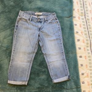 Denim capris from Old Navy.